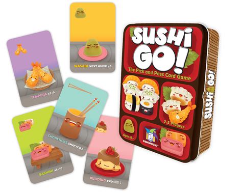  Sushi Go! A Fast-Paced Card Drafting Delight for Foodie Friends!